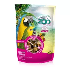 Ração Megazoo Mix Para Papagaio Tropical 700g Super Premium