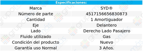 Amortiguador Gas Delantero Pasajero Syd Bmw X5 2000 A 2006 Foto 2