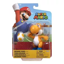 Figura De Colección Super Mario - Yoshi Naranja 10cm