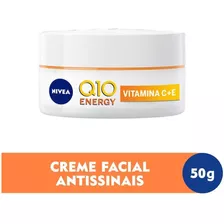 Creme Facial Antissinais Q10 Energy Dia Fps15 50g Nivea Tipo De Pele Normal