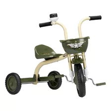 Triciclo Infantil Com Cesto Military Ultra Bikes
