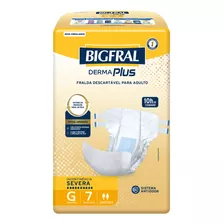 Bigfral Derma Plus - Tamanho G Pacote C/7un