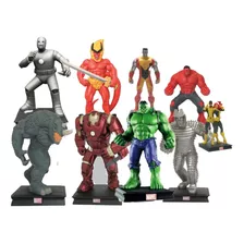 Marvel 3d Salvat Figuras Especiales Colección Completa