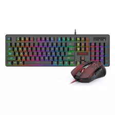 Kit De Teclado Y Mouse Gamer Redragon S107 