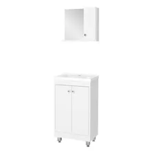 Gabinete Banheiro/espelheira 45cm Multimóveis Cr10057 Branco