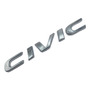 Emblema Honda Civic Letras