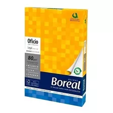 Resma Boreal Oficio 80 Grs. 500 Hjs