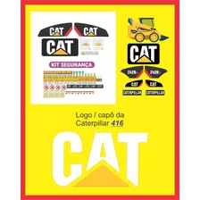 Adesivos Caterpillar Cat 320d2 - 416 Ads. Capo - 242b3