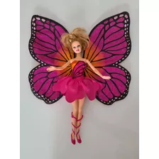 Barbie Borboleta Butterfly Antiga Usada 