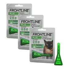 Combo 3 Antipulgas E Carrapato Frontline Plus Gatos Promoção