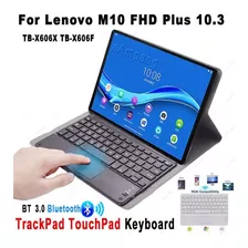 Estuche Con Teclado Para Lenovo K10 Fhd Plus De 10.3 Pulgada