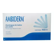 Abatelenguas De Madera Caja Con 500 Piezas Ambiderm (5cajas)