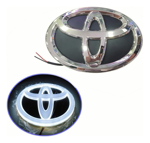 Emblema Parrilla Iluminado Para Vehculos 4d Toyota Emblem Foto 4