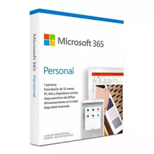 Microsoft Office 365 Personal 1a 1u 