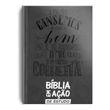 Livro Bíblia Em Ação De Estudo - Versão Mensagem - Luxo C...