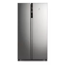 Geladeira Electrolux Side By Side Efficient Autosense (is4s) Cor Inox 110v