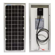 Panel Solar 10 Watt Monocristalino P/ Batería Embarcaciones 
