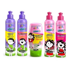 Kit Kids Bio Extratus Para Cabelos Cacheados E Lisos 5 Itens