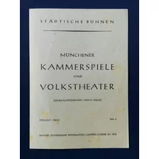 L2 - Programa De Teatro Bajo Censura Militar Aliada 1946/47