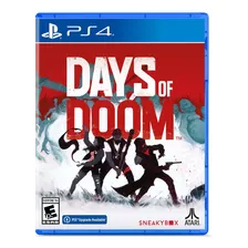Jogo Ps4 Days Of Doom Midia Fisica