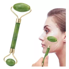 Rolinho De Pedra Jade Massageador Facial Anti Rugas - Vision