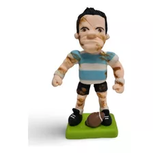 Pumas Adorno Torta Rugbier Jugador Rugby Porcelana Argentina