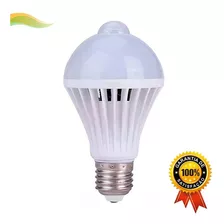 Lâmpada Led Sensor De Movimento Bivolt Branco Frio 12w