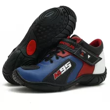 Bota Tenis Para Andar De Moto Diversas Cores Feito De Couro