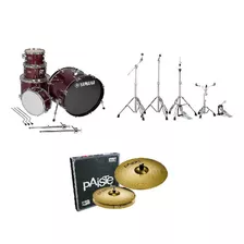 Bateria Acustica Yamaha Rdp2f5 Rydeen Burgundy Con Platillos