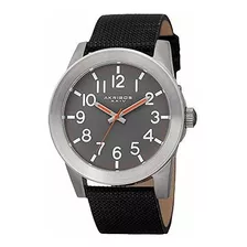 Reloj Akribos Xxiv Ak779ssb Plata/negro/gris/blanco/naranja
