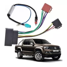 Adaptador Plug Chicote E Antena Para Fiação Original Amarok