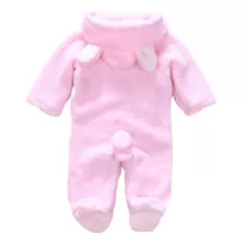 Roupa Bichinho Bebe Macacão Peluciado Urso Menino E Menina