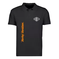 Playera Polo Mod Harley Davidson Born To Ride Moto 