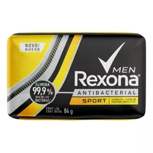 Sabão Em Barra Rexona Antibacterial Sport Men De 84 G