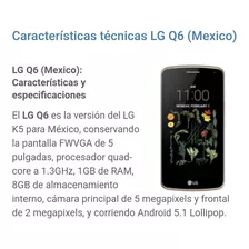 Celular LG Q6