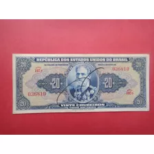 Cédula C 021 Vinte Cruzeiros 1943 Autografada Lote 1194