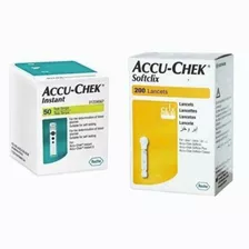 Tiras Reactivas Accuchek Instant 50 Und Mas 200 Lancetas