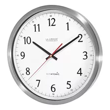 La Crosse Technology 404-1235ua-ss Reloj De Pared De Acero I