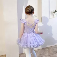 Vestido De Ballet Moderno Para Niñas, Manga Larga, Fiesta, B
