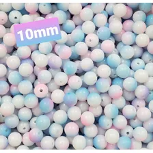 Miçanga Bolinha Tiedye 10mm-100grama Aprox.200peça 