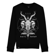 Sudadera Cuello Redondo Satanic Altar | Craneo | Kingmonster