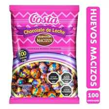 Huevitos De Chocolate Macizos Costa (bolsa 100 Unidades)