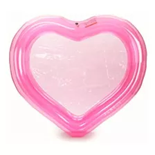 Funboy Piscina Inflable Con Forma De Corazón, Color Rosa