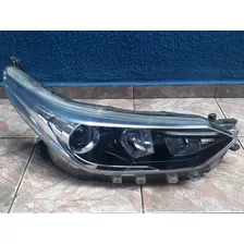 Farol Direito Toyota Yaris Com Led Original Restaurado 