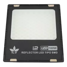 Reflector Led 100w Exterior Luz Blanca 6500k Exteriores Ip67 Color De La Carcasa Negro Color De La Luz Blanco Frío