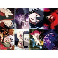 Paquete 8 Afiches Poster Anime De Naruto 42cm X 28cm