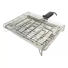 Churrasqueira Elétrica Portátil Compacta Bandeja 220v Grill