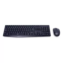 Kit Arteck 2 Em 1 Rf 2.4g Sem Fio Maxprint Cor Do Mouse Preto Cor Do Teclado Preto