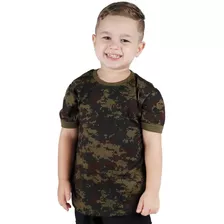 T Shirt Soldier Kids - Camuflada Argila