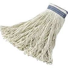 Rubbermaid Commercial Universal Diadema Wet Mop, Blanco, Fge